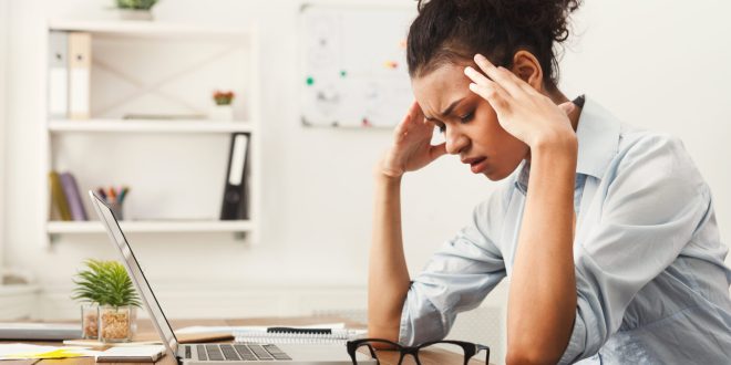 Frustrated freelancer woman scaled